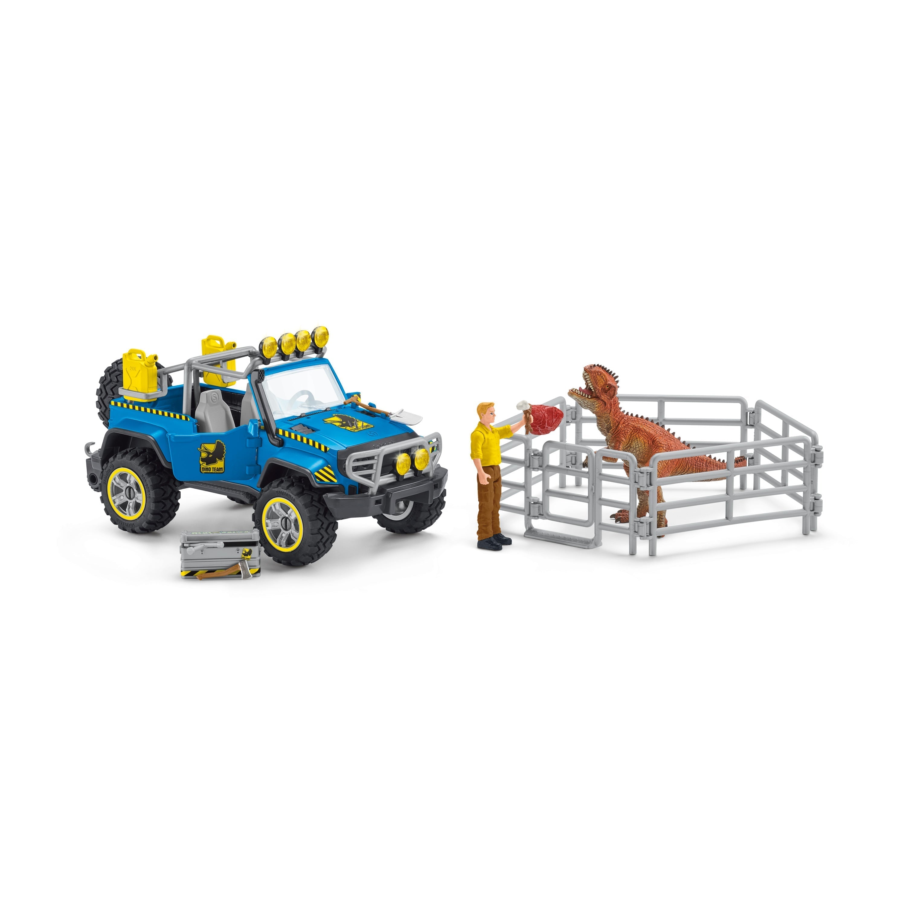 Dinosaur - Themed Off - Road Adventure Vehicle with Dino Outpost Playset