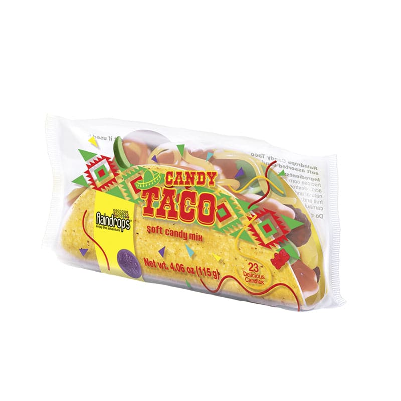 Small 4.06 oz Colorful Gummy Tacos for Fun and Parties