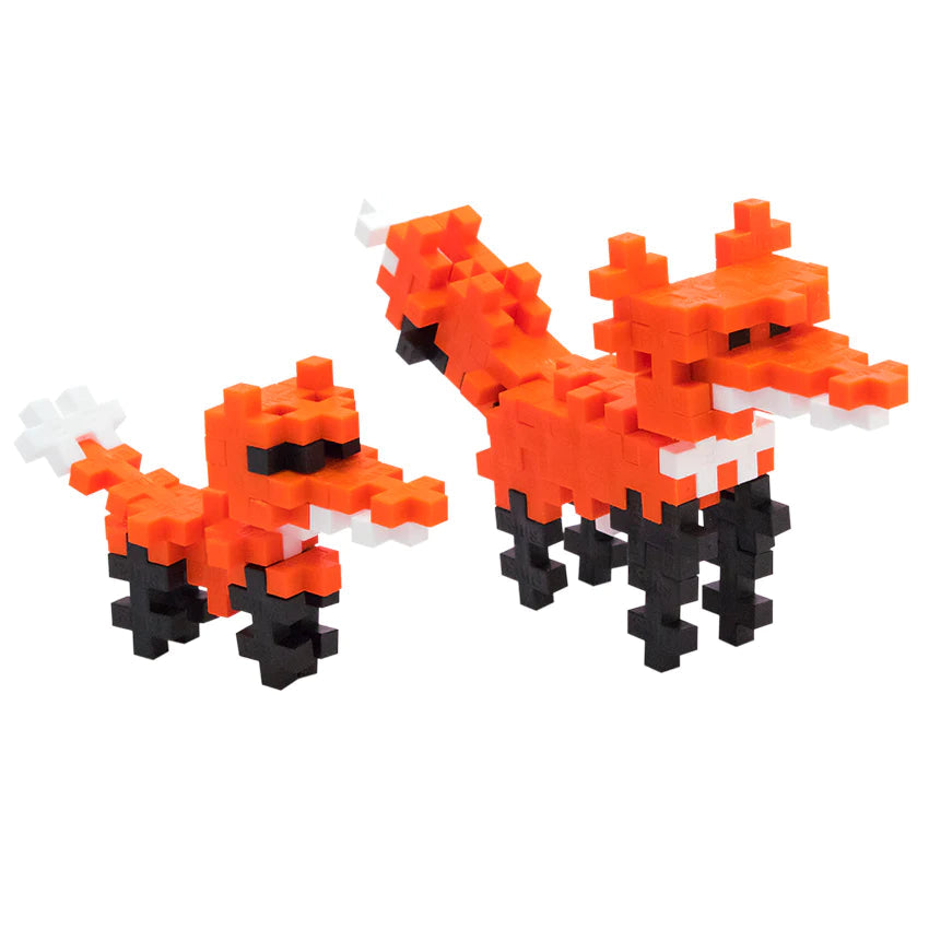 Red Fox-themed Plus-Plus Tube with 70 Pieces for Endless Creativity