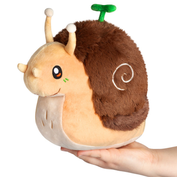 11-Inch Mini Soft and Squishable Plush Garden Snail Toy
