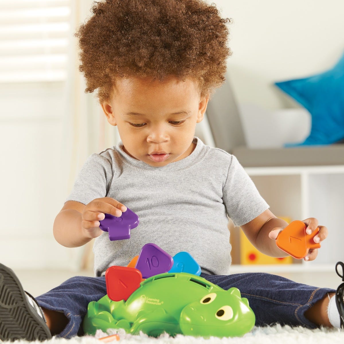 Steggy: An Ideal Fine Motor Skill - Building Dinosaur Toy for Toddlers