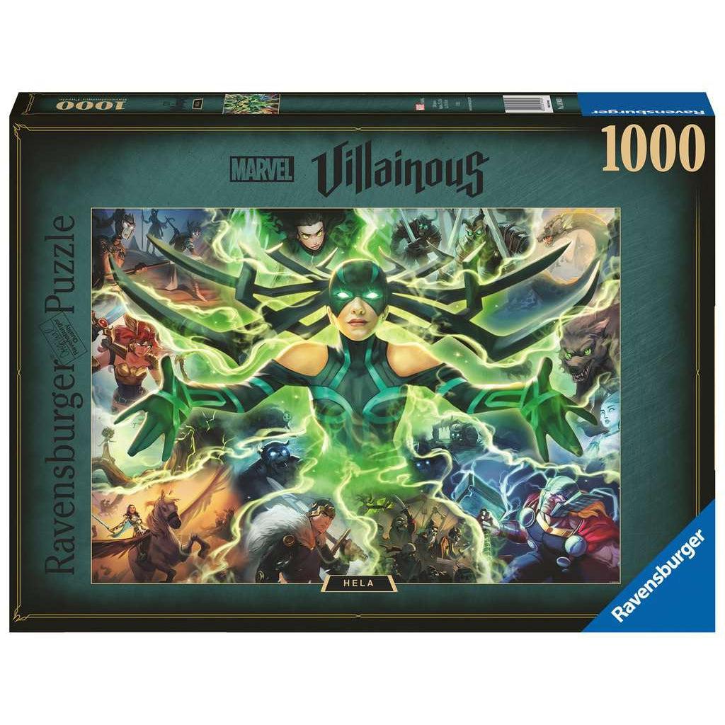 Marvel Villainous: 1000-Piece Hela Puzzle - Ideal for Comic Fans