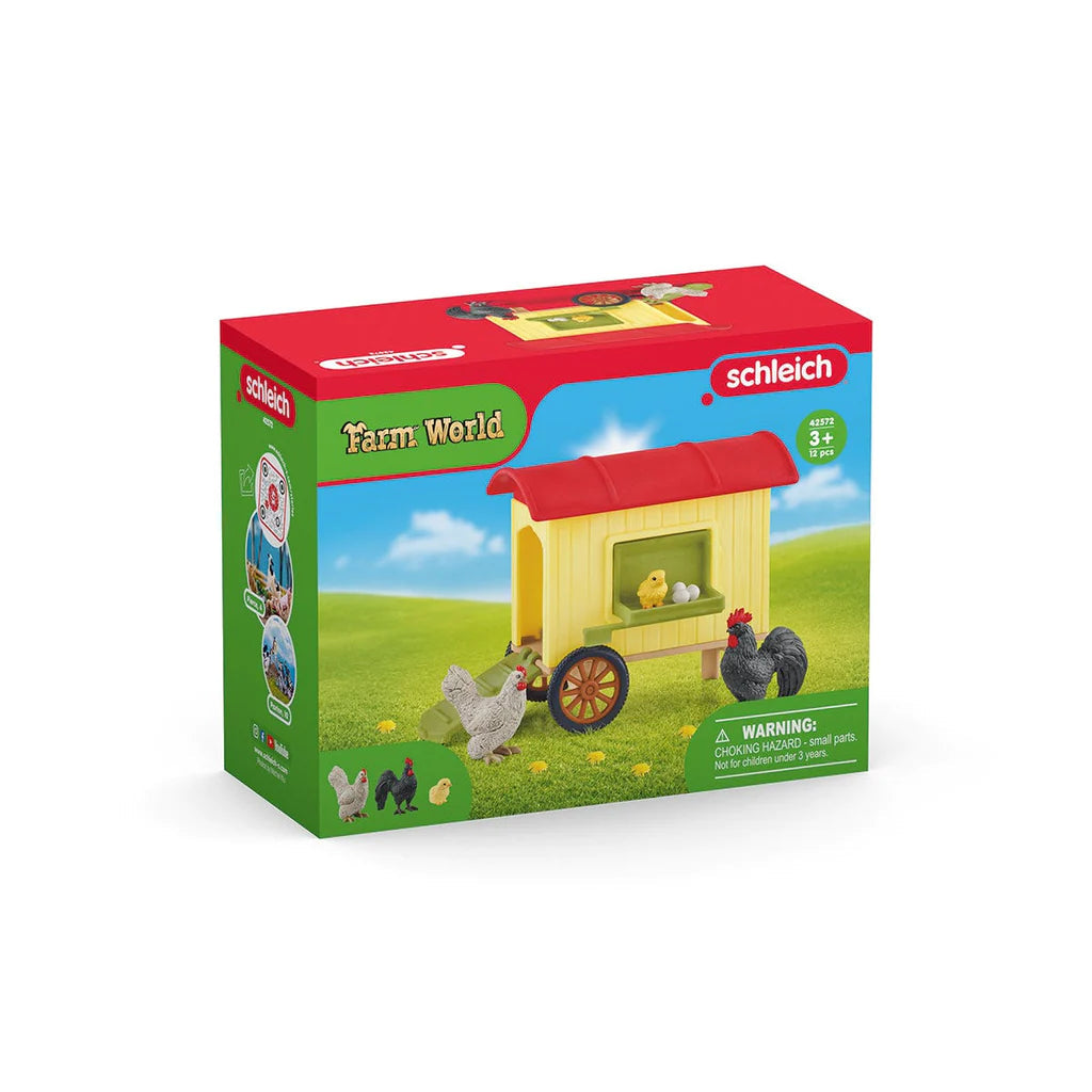 Portable Mobile Chicken Coop for Happy Hens and Roosters