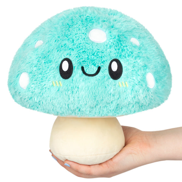 Turquoise Mini Squishable Mushroom Toy - Size 9