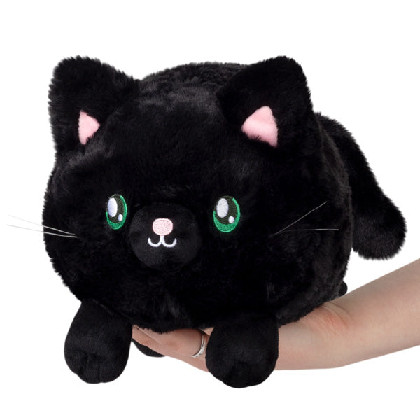 Mini Plush Squishable Toy - 7 - Adorable Black Kitty