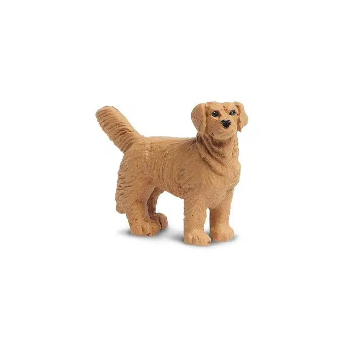 Lucky Miniature Golden Retriever Figurines for Good Fortune