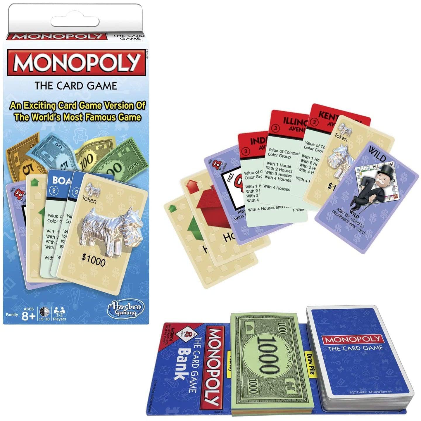 Exciting Monopoly Card Game for Travel and Family Fun