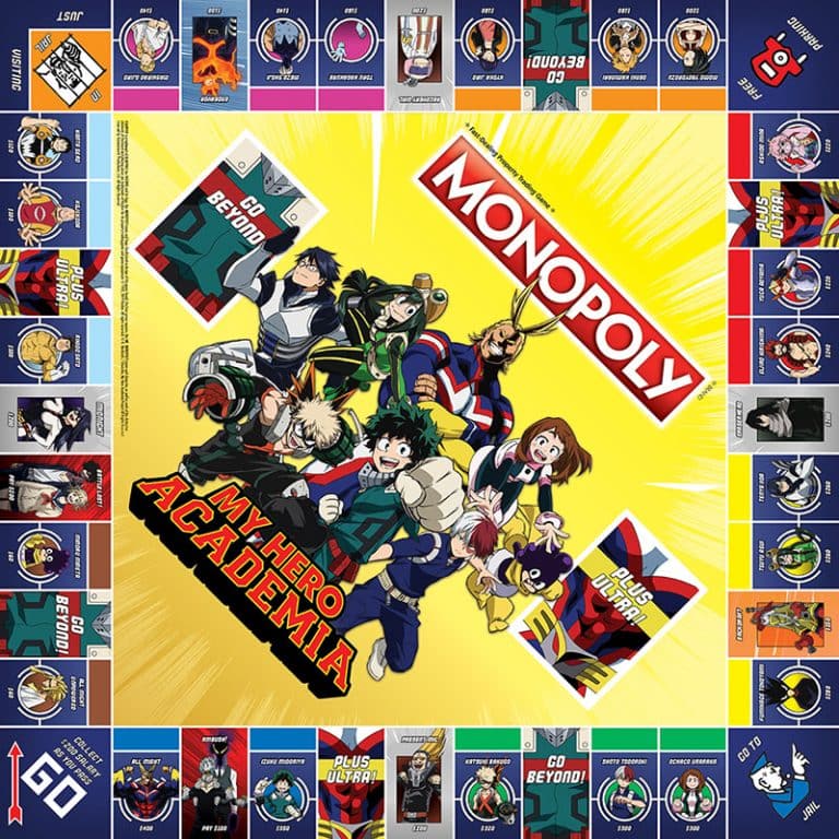 Exciting My Hero Academia Themed Monopoly Board Game