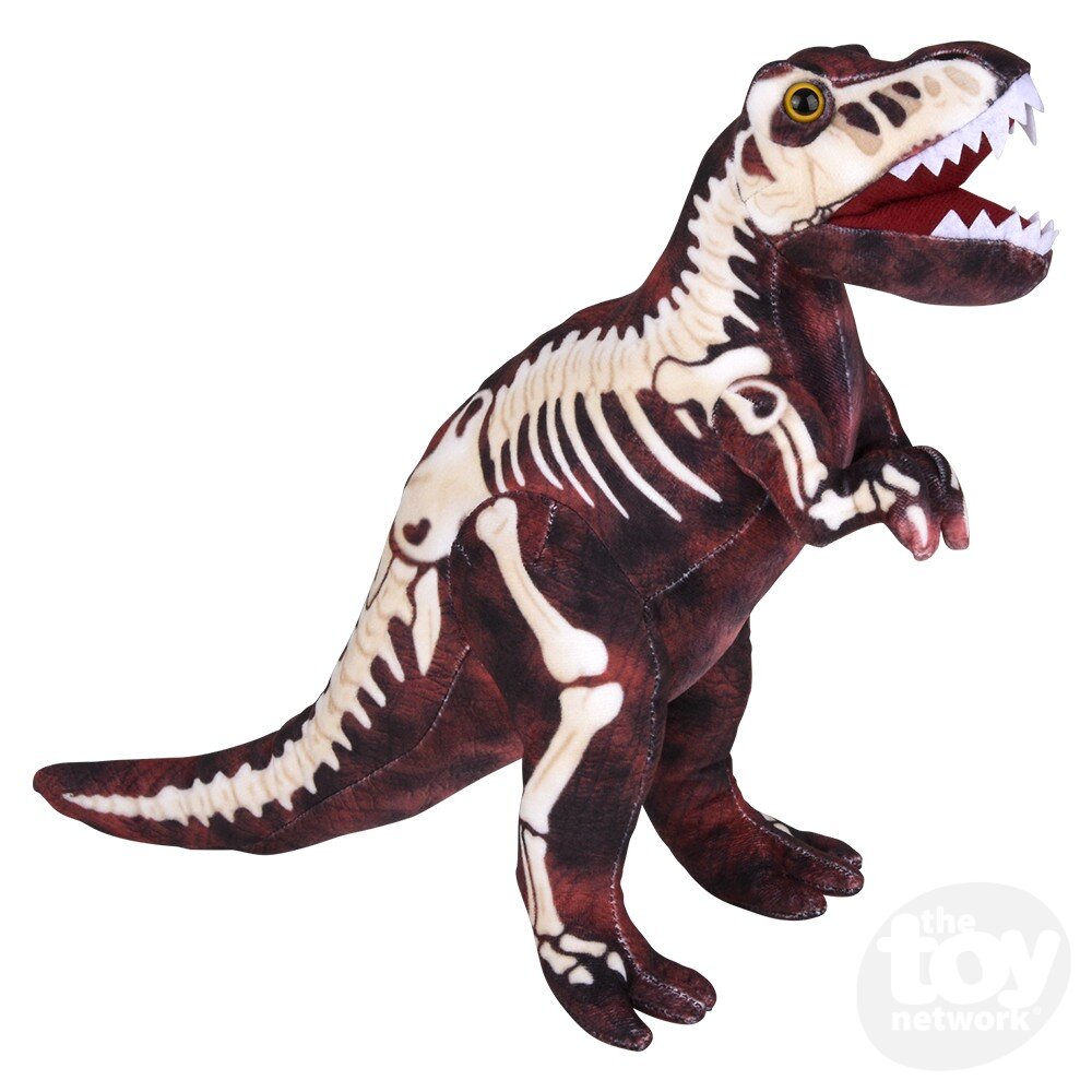 17.5-Inch Adventure Planet Soft Plush T-Rex with Fossil Print