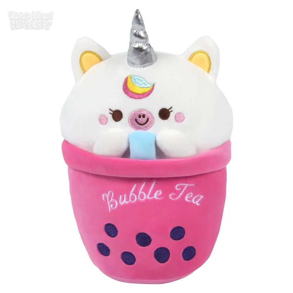 13-inch Bubble Tea-themed Single-horned Animal Stress-relieving Cup