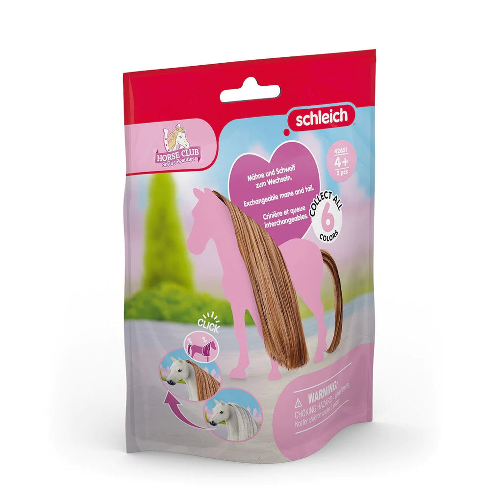 Schleich Hair Styling Beauty Horses with Chocolate - The Ultimate Hair - Changing Toy Horses