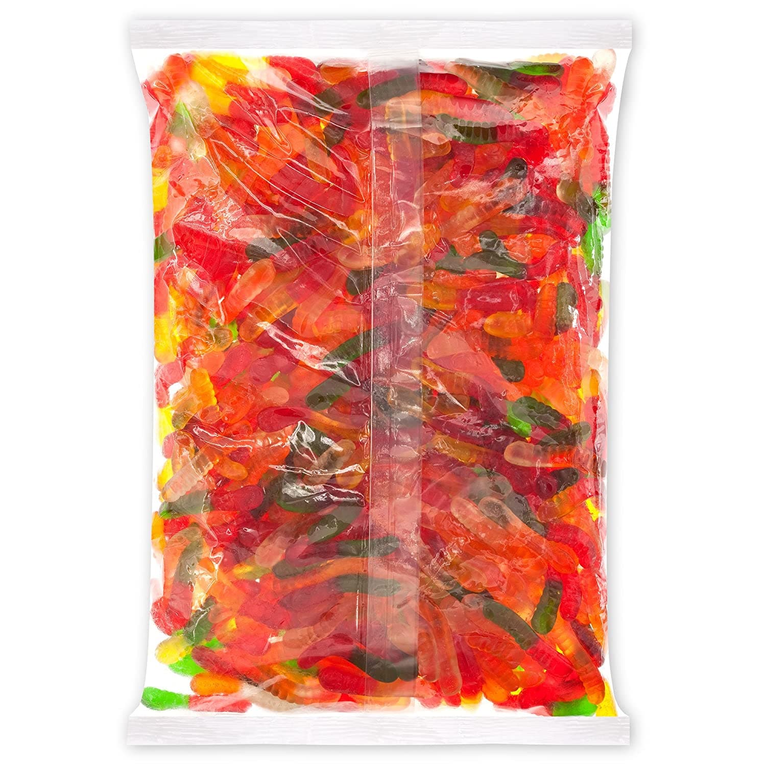 5 lb. Bag of Mini Assorted Flavored Fruit Gummi Worms