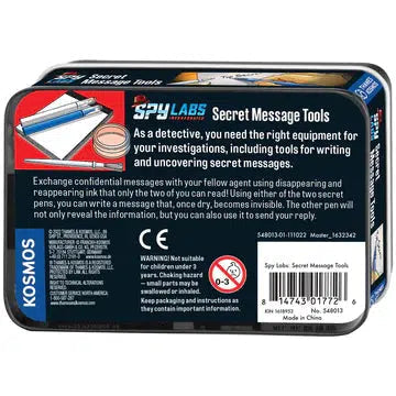 Spy Labs Secret Message Writing and Revealing Tools Set