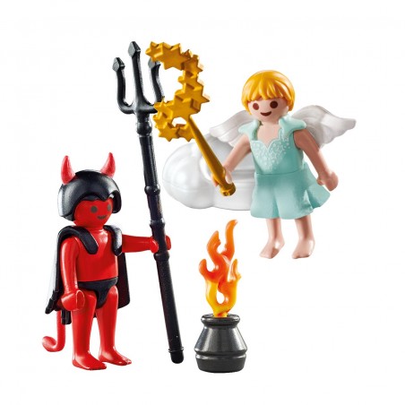 PLAYMOBIL Special Plus Collectible Toy Figures - Little Angel and Little Devil