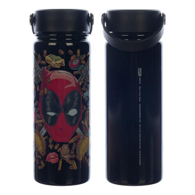 17 oz. UV-resistant Marvel Deadpool Stainless Steel Vacuum-insulated Bottle