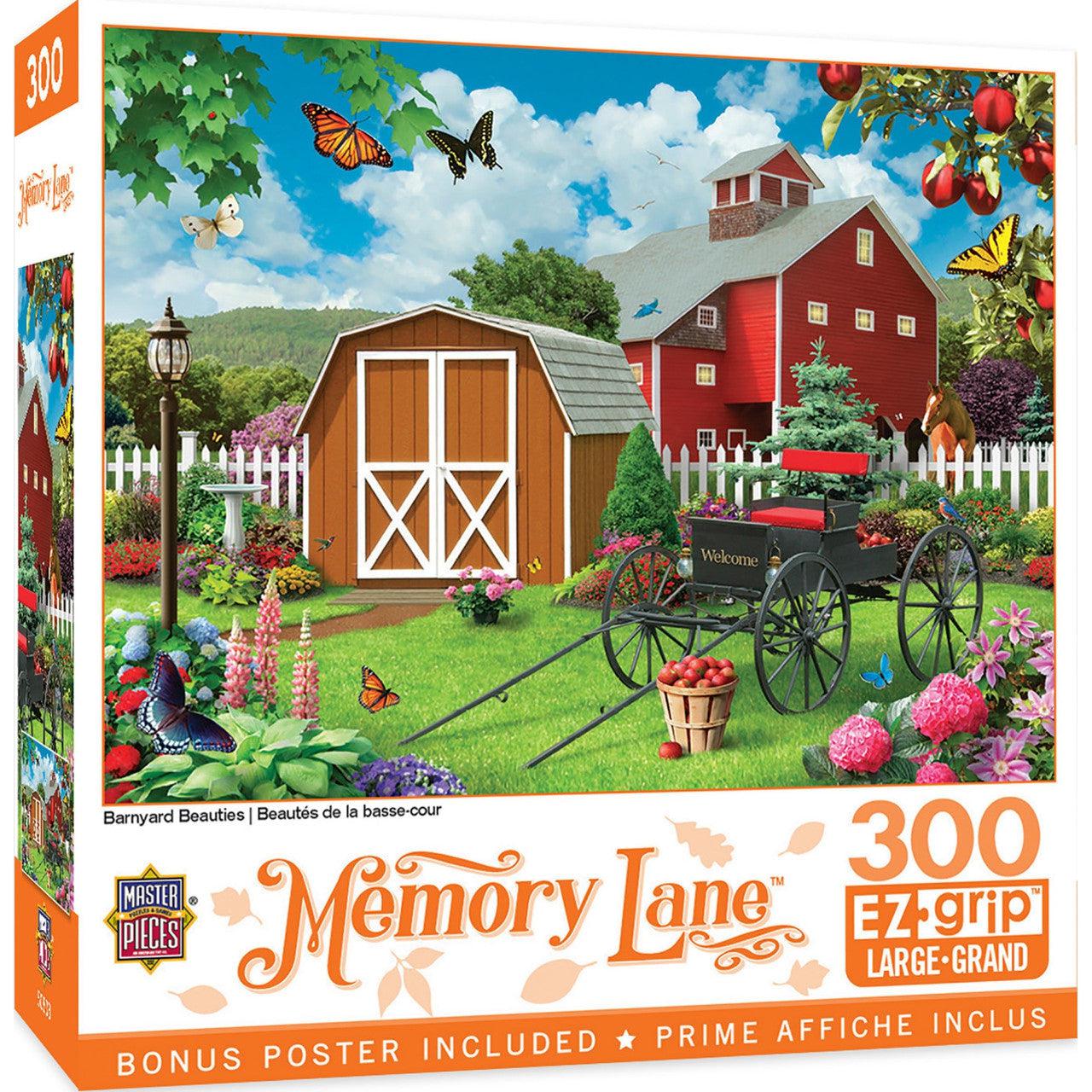 300-Piece EZ Grip Memory Lane Barnyard Scene Puzzle