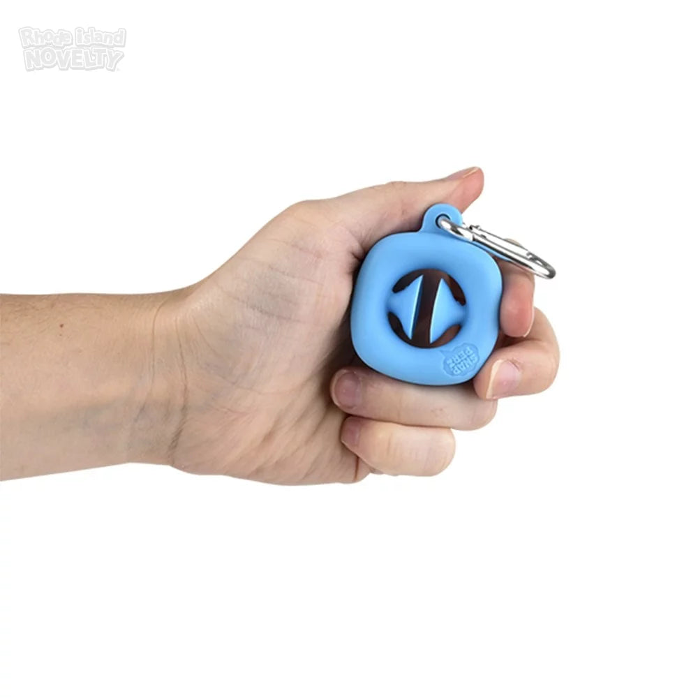 1.75-Inch Mini Snapperz Fidget Toy Keychain Set in Assorted Vibrant Colors