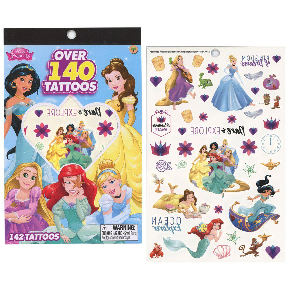 Magical 4 - Sheet Tattoo Book Featuring Disney Princesses and More