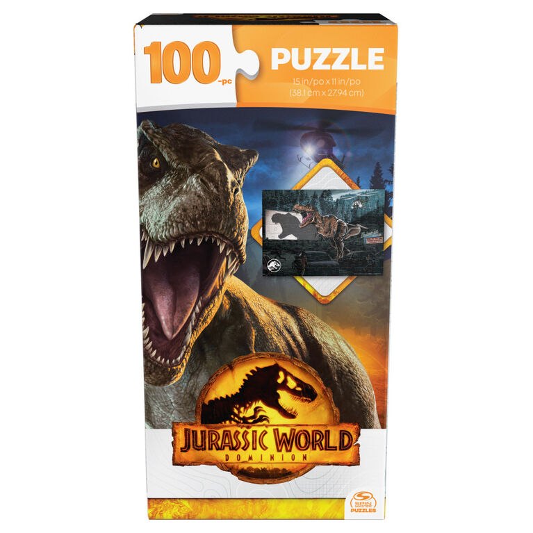 100-Piece High - Quality Jurassic World Dominion Tower Jigsaw Puzzle for Kids