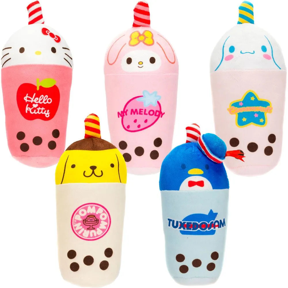 15-Inch Tall Sanrio-Inspired Bubble Tea Plush Toy
