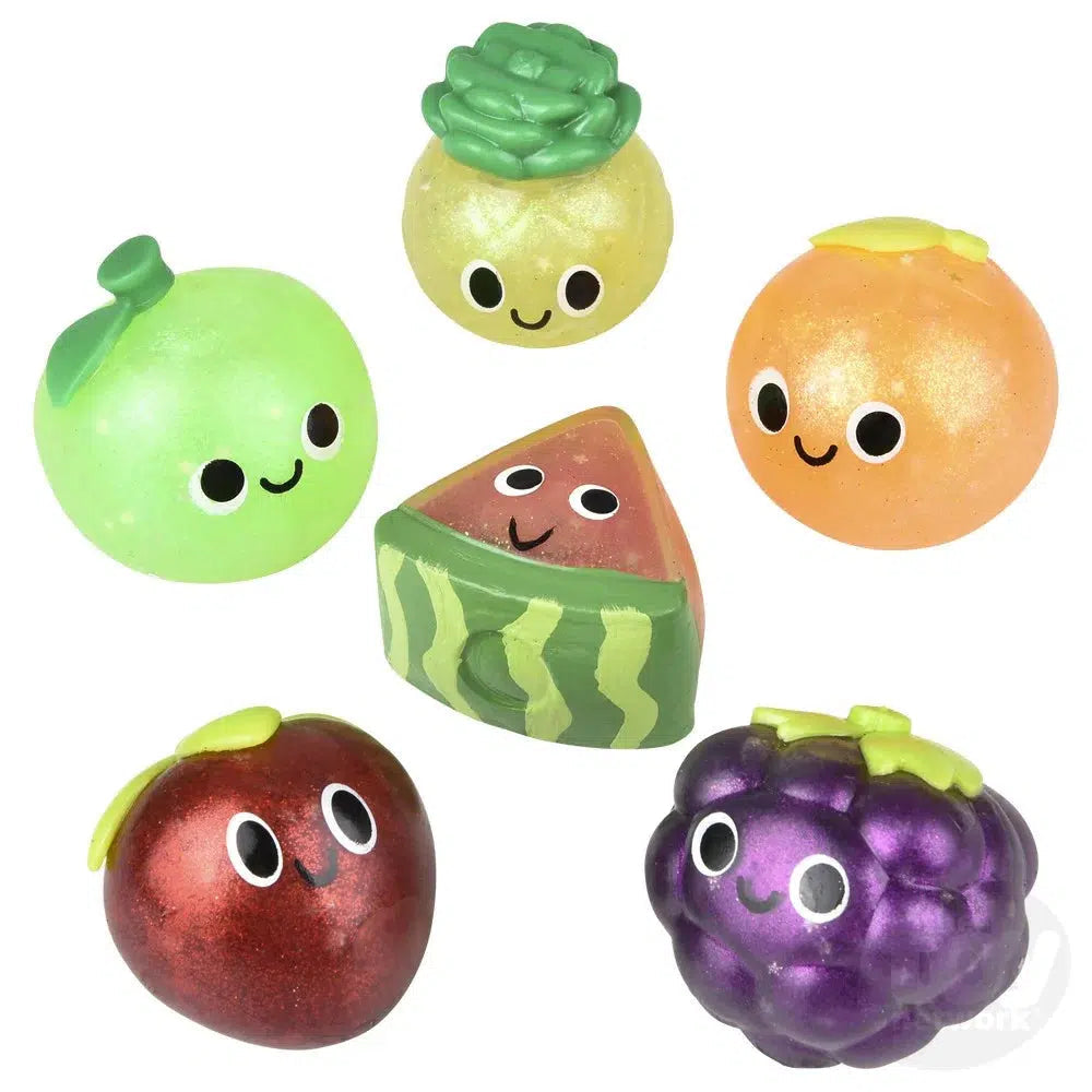 2.25-inch Adorable Squishy and Sticky Fidget Fruit