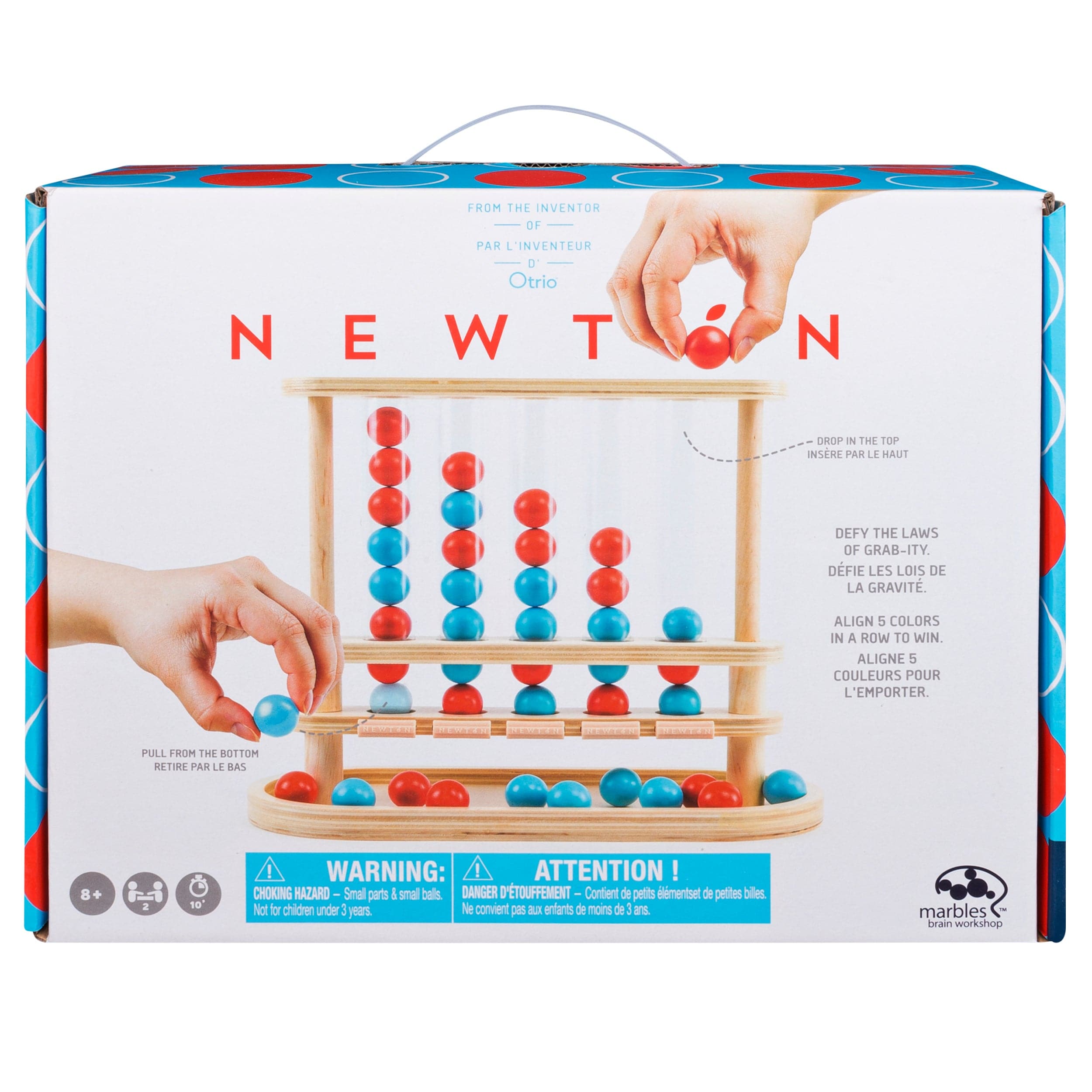 Newton's Marble Strategy Game - A Brain - Teasing Workshop for 8+