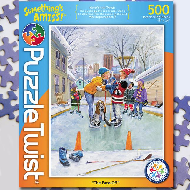 500-Piece Face-Off Puzzle - Puzzle Twist