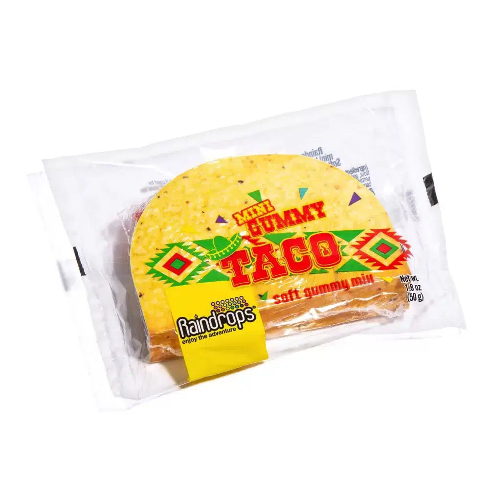 1.80 oz Mini Gummy Tacos: Colorful Candy for Fun Parties