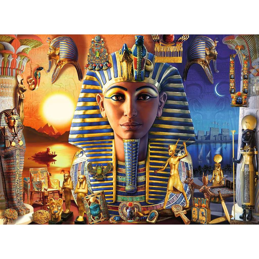 300-Piece Durable Pharaoh’s Legacy Puzzle for Ages 9 and Up