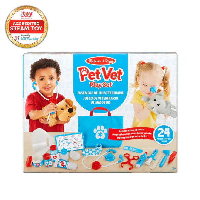 Pretend Pet Veterinary Play Set for Young Animal Enthusiasts