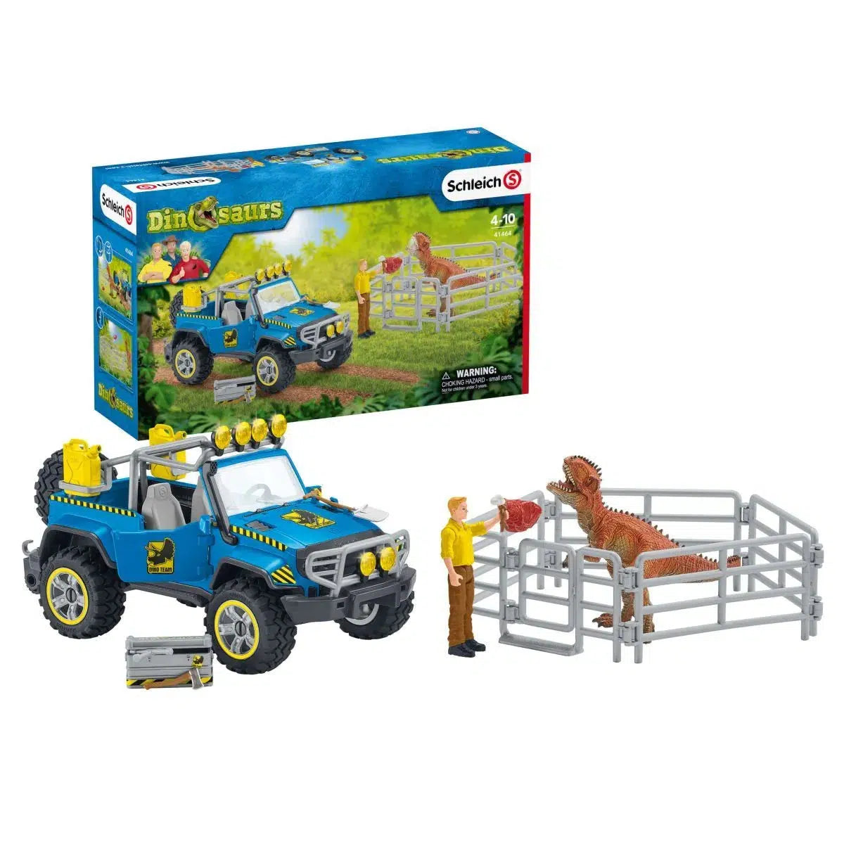Dinosaur - Themed Off - Road Adventure Vehicle with Dino Outpost Playset