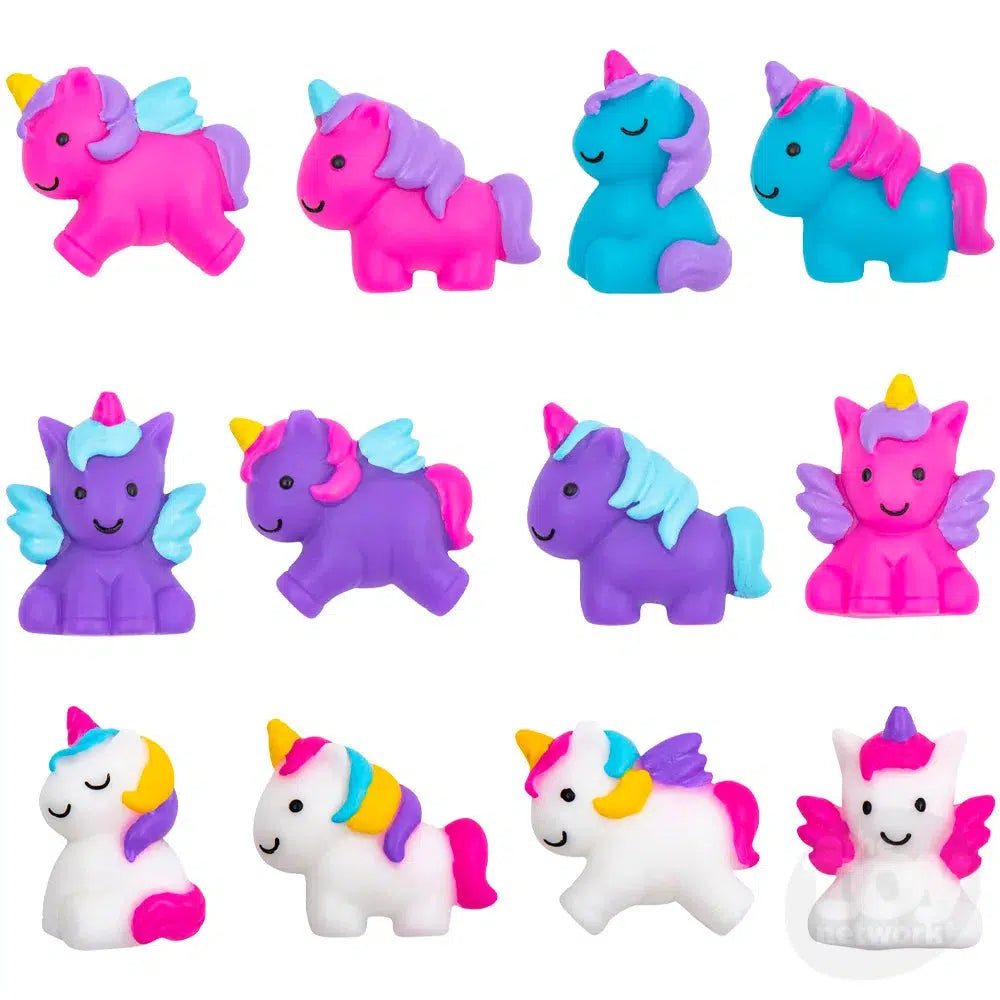 1.5-Inch Assorted Styles Gummy Unicorns - Colorful and Adorable Treats