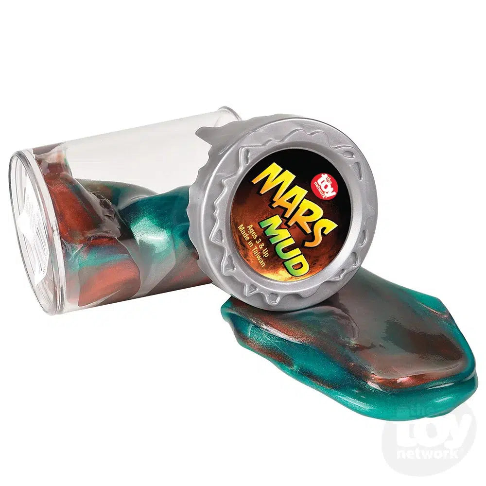 Three Pieces of Marvelous Mars Mud Play Putty for Outer Space Enthusiasts