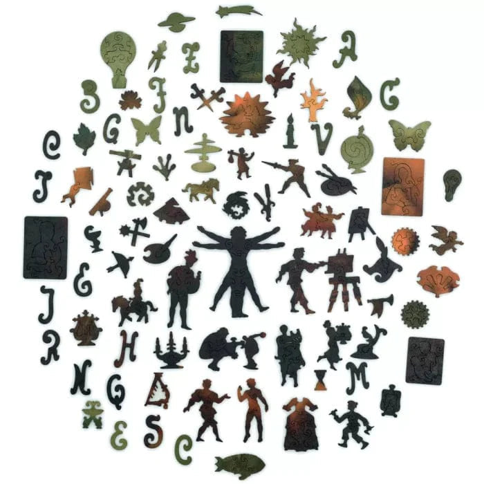1000-Piece Mona Lisa High-Quality Wooden Puzzle for Renaissance Enthusiasts