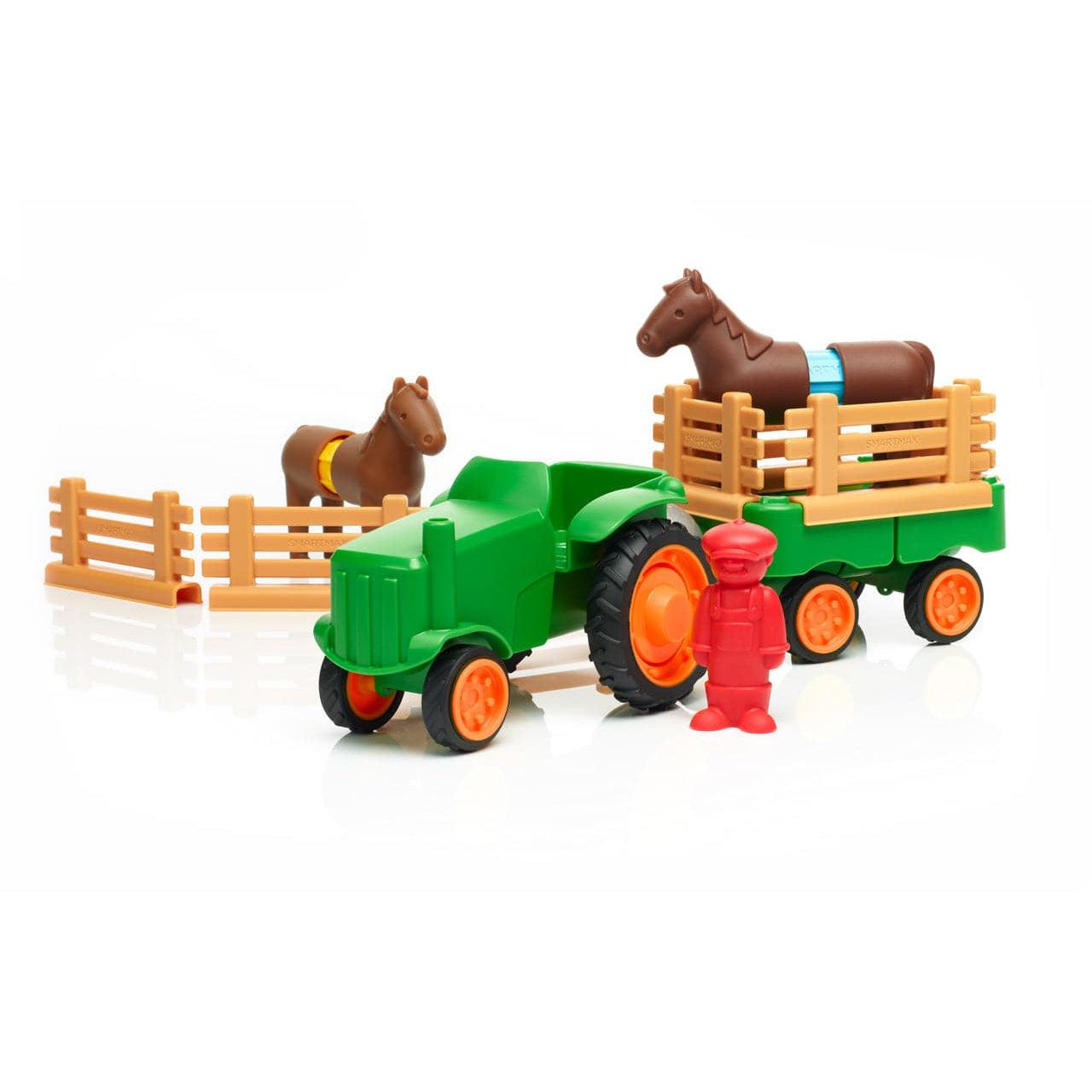 Safe and Fun SMARTMAX My First Magnetic Farm Tractor Set for Young Children