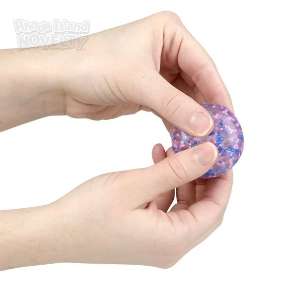 3-Pack of 1.6-Inch Squishy and Sticky Beaded Orbs
