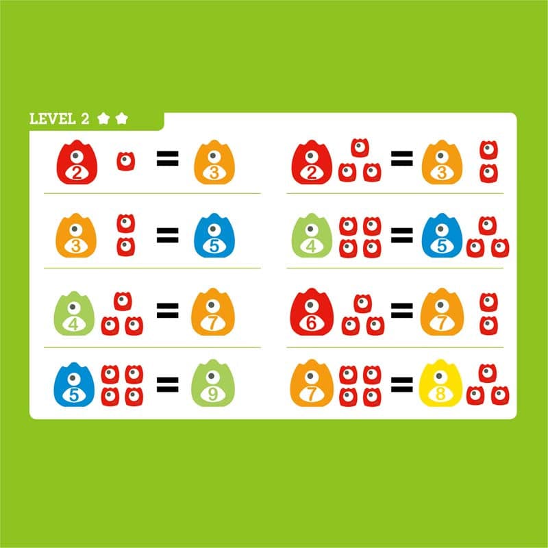 Monster Math Learning Scale for Basic Mathematics Education