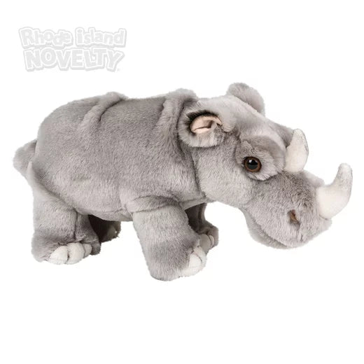 12 Exquisite Heirloom Standing Rhino Figurines