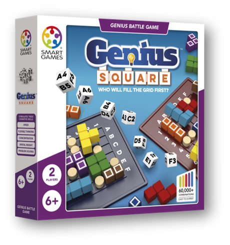 Genius Square Puzzle Game - A Challenging Brain Teaser