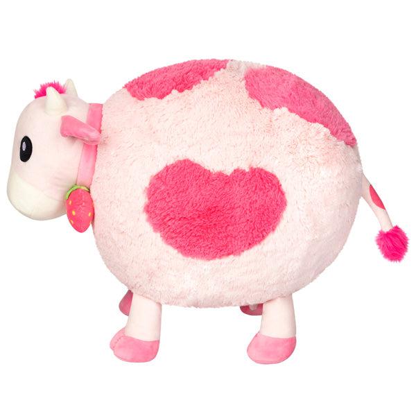 15 - Inch Adorable Strawberry - Themed Cow Squishables