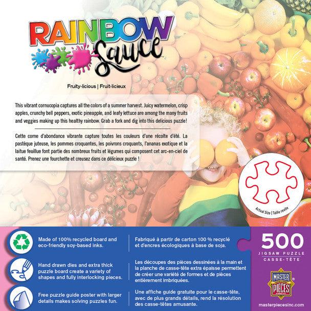 Fruitylicious Rainbow Sauce 500 - Piece Puzzle for Fun