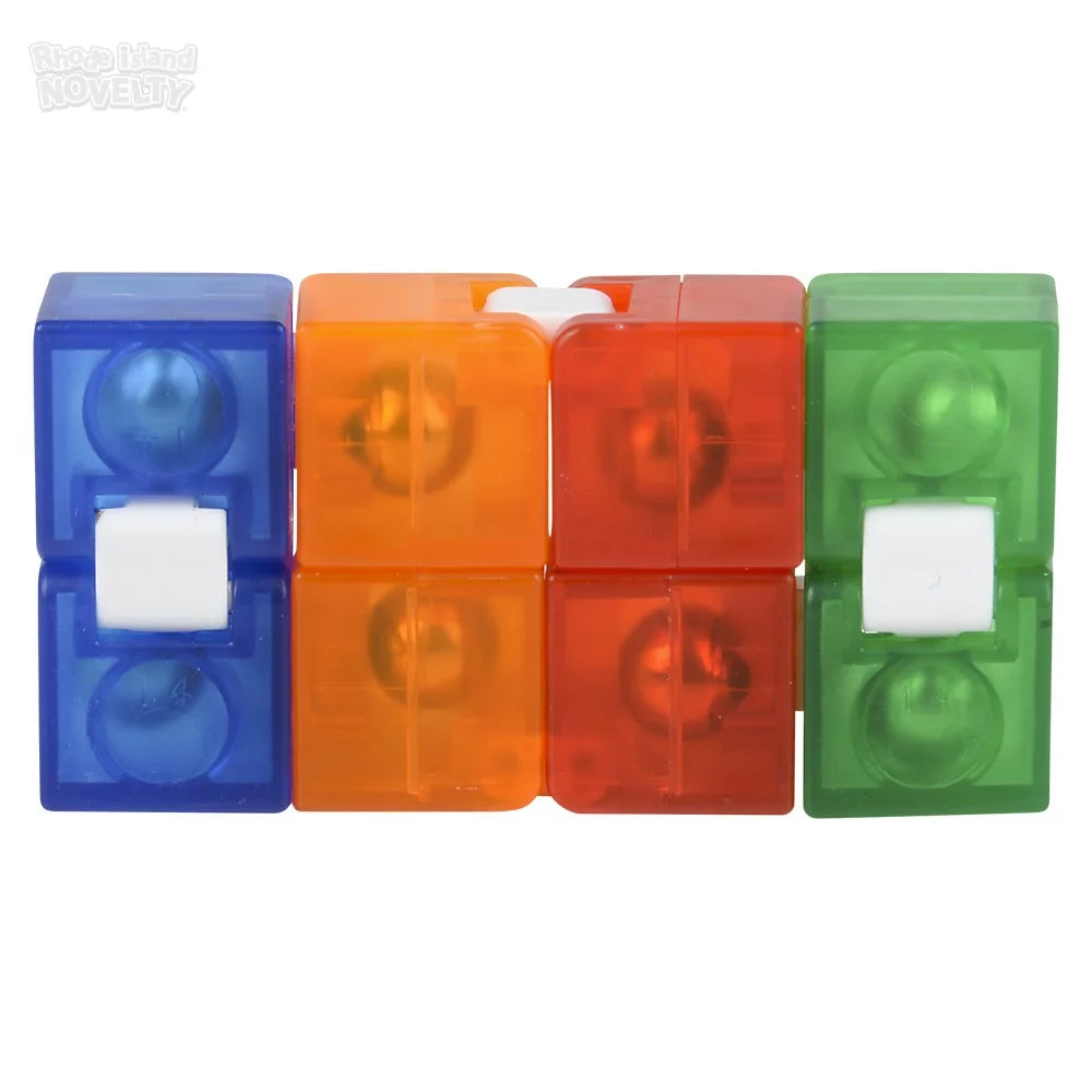 3.25 - Inch Colorful Flip Cube for Endless Fidgeting Fun