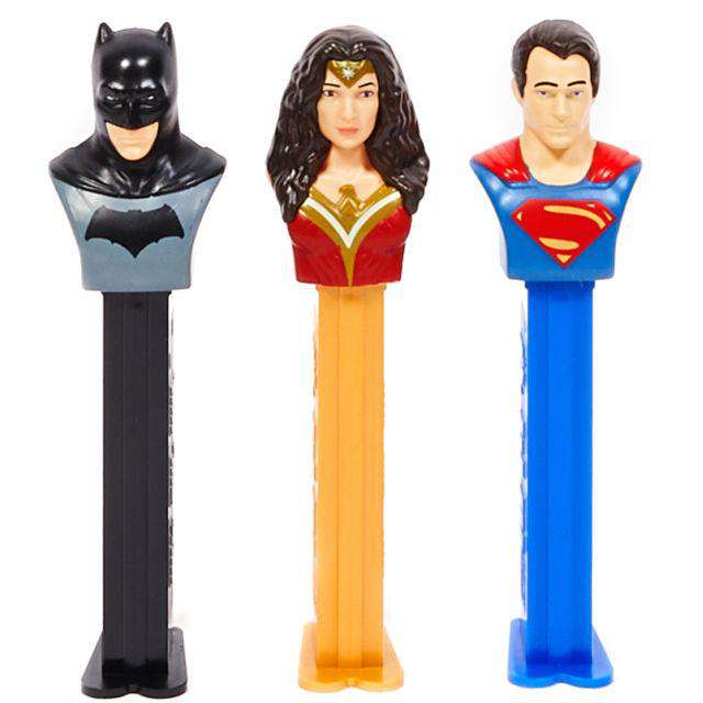 Assorted Styles Justice League PEZ Blister Card Candy Dispensers