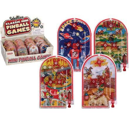 Portable and Colorful Assortment of Mini Pinball Games