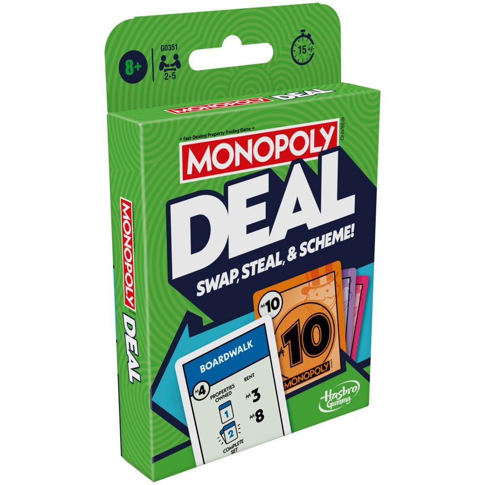 Fast - Paced Monopoly Deal Card Game for Ages 8 and Up, 2 - 5 Players