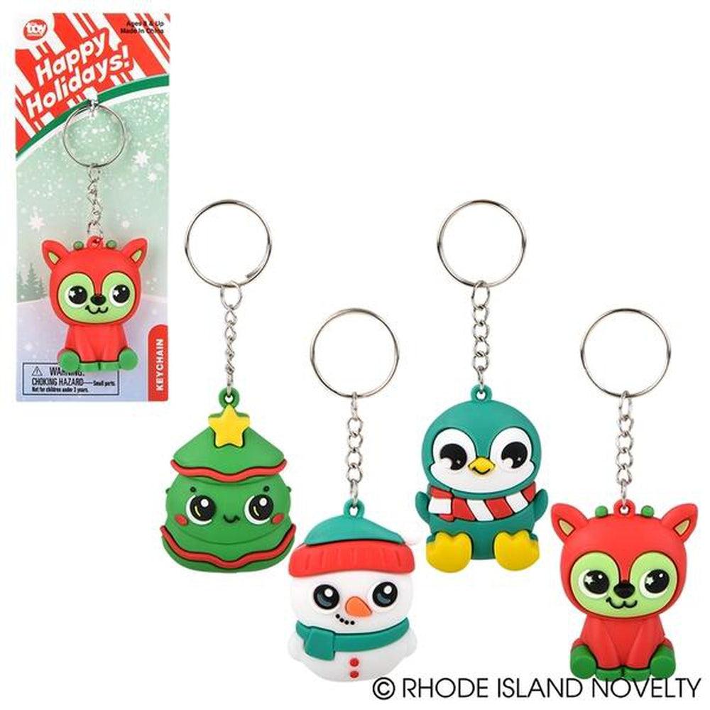Two Festive Christmas Keychains for Your Convenience