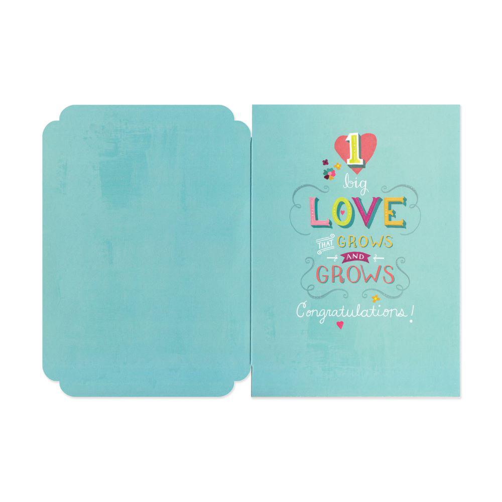 Stylish Newborn Greeting Card - 10 Little Fingers & Toes