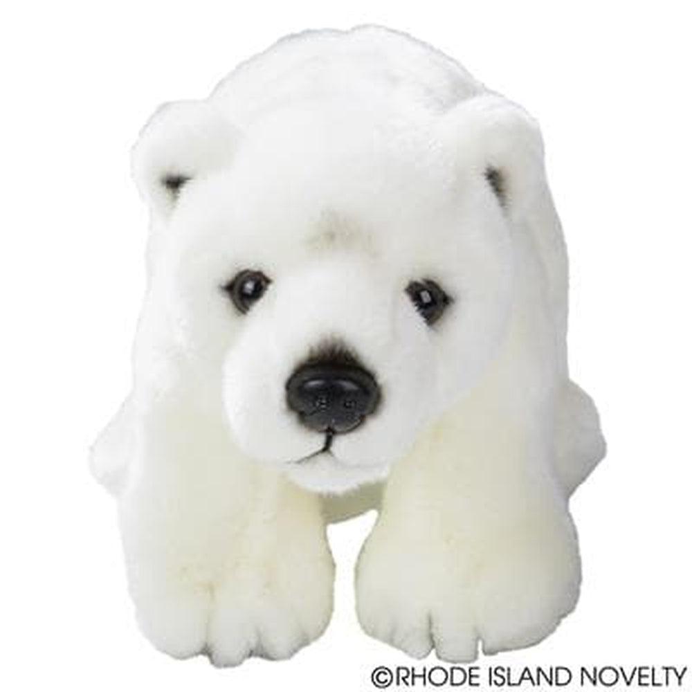 12-Inch Heirloom Standing Plush Polar Bear Toy