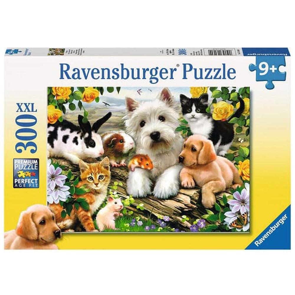Happy Animal Buddies XXL 300-Piece Puzzle - Ideal Children's Jigsaw
