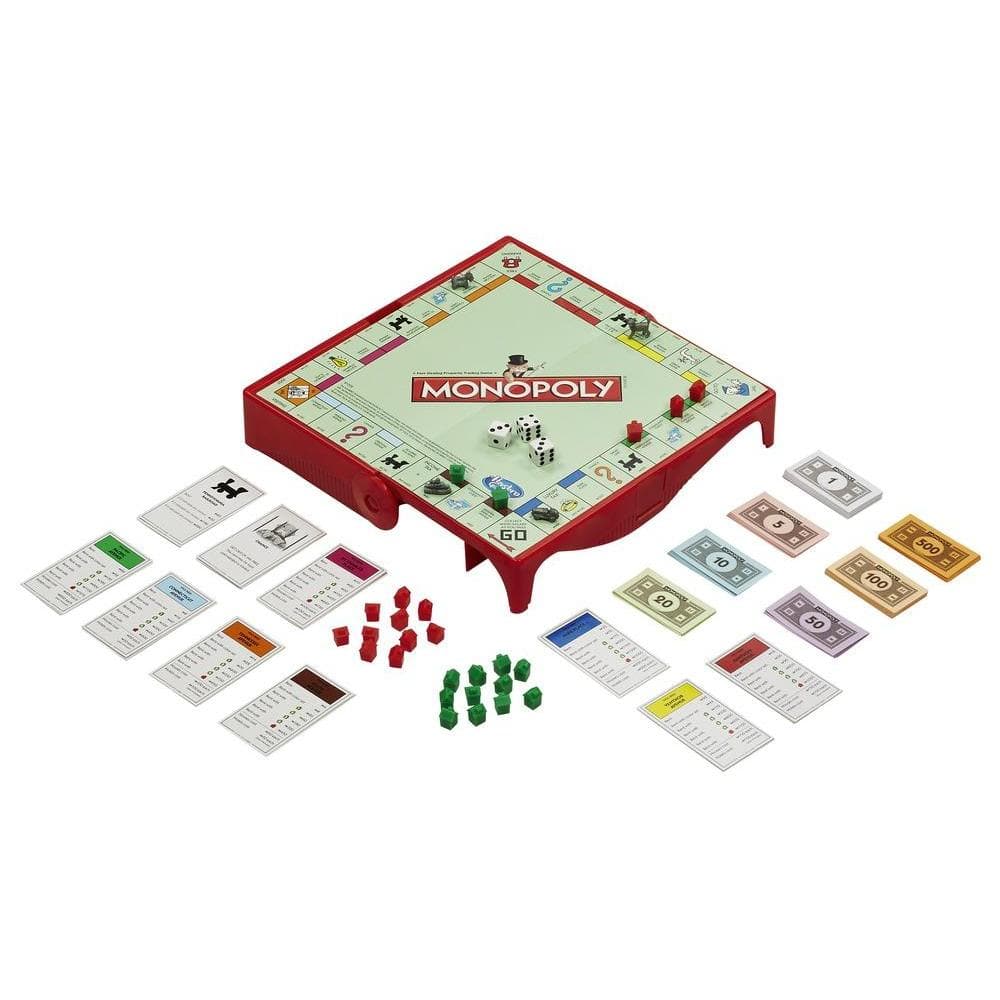 Portable Travel Game Collection of Grab-and-Go Style Featuring Popular Hasbro Games